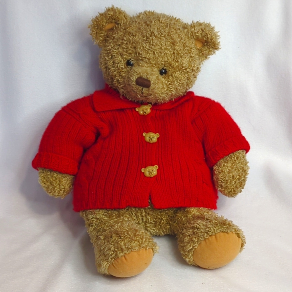 Vintage Hallmark Mary Hamilton Brown Teddy Bear Plush 18"